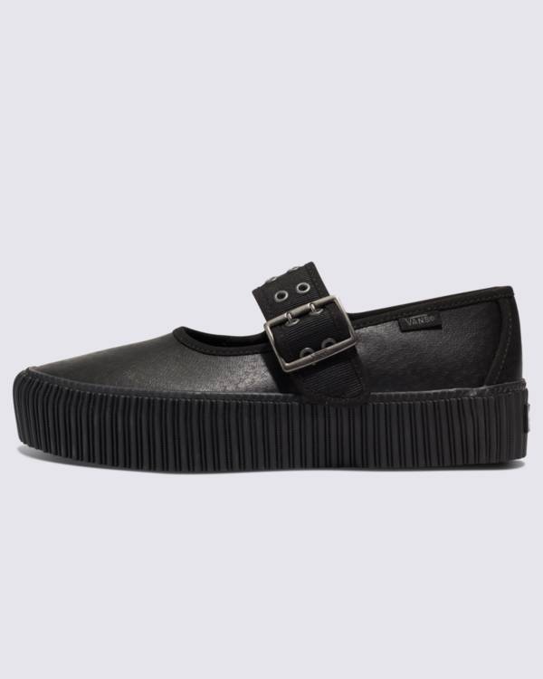 Mary Jane Creeper Shoe in black.