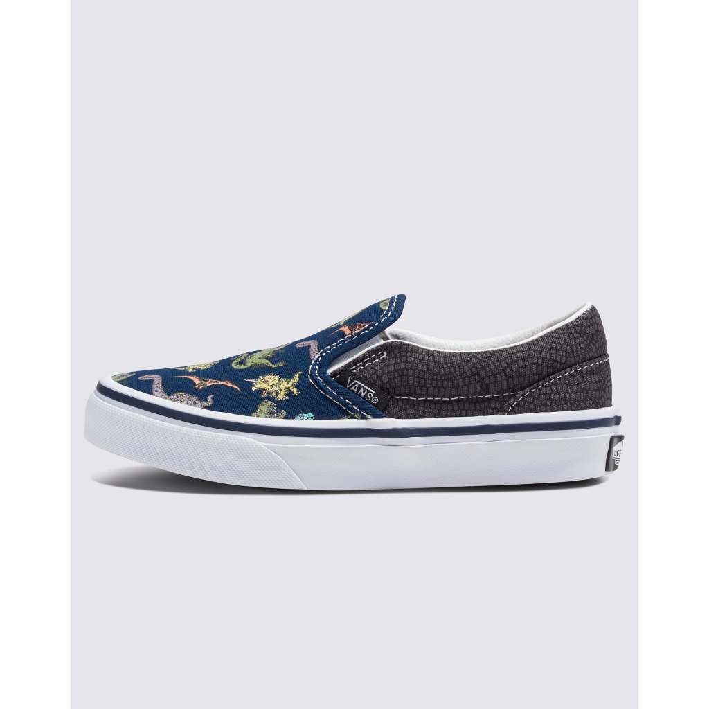 Dinosaur slip on vans hotsell