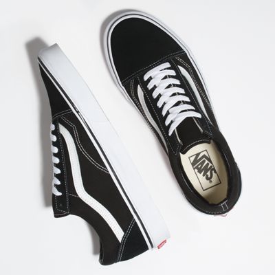 low top vans all black