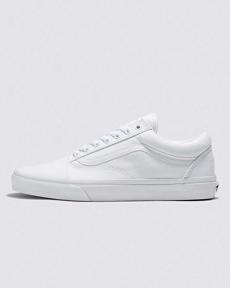 Vans Old Skool - Mens Skate/BMX Shoes - True White/White, Size 14.0