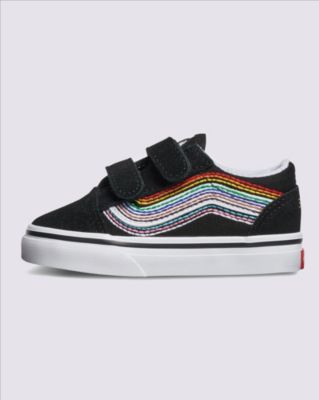 Vans Toddler Old Skool V Pride Shoe(rainbow)