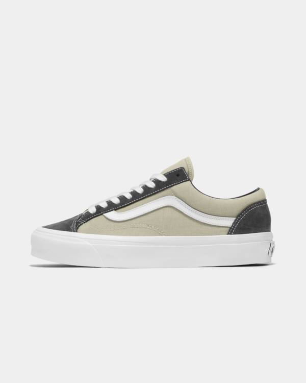 Premium Old Skool Washed Shoe in tan. 