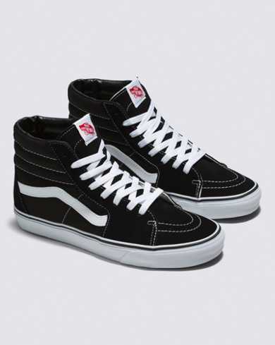 Vans - Sk8-Hi Shoes  True White Black (Classic Sport) –