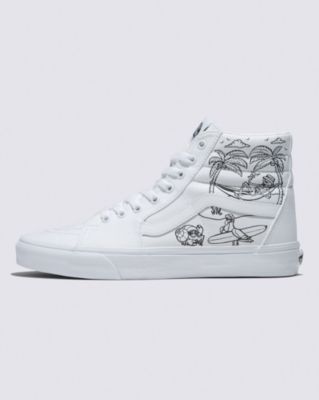 Vans Sk8-hi Shoe(low Tide True White/true White)