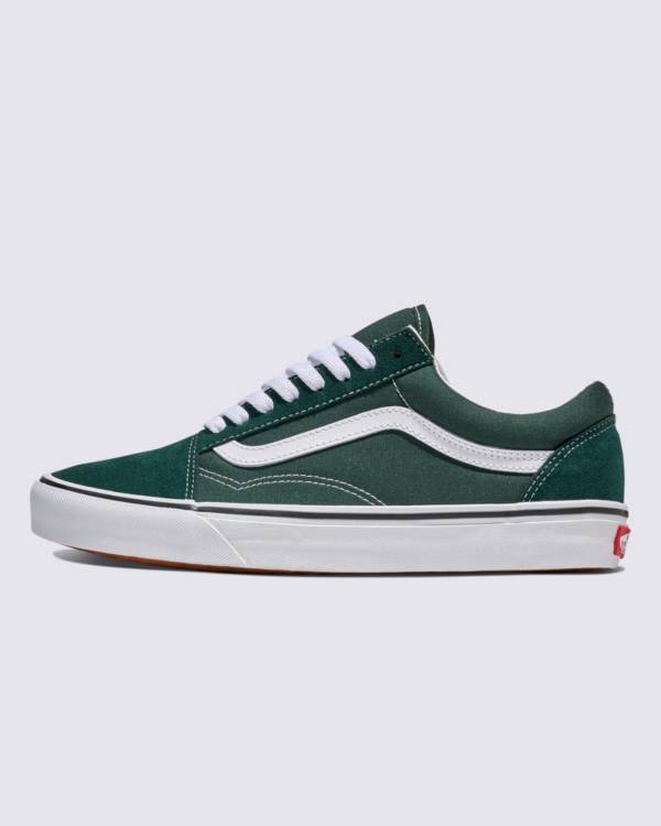 Old Skool Shoe in green.