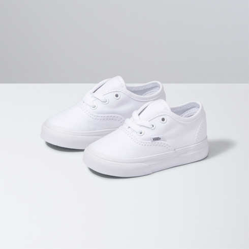 Vans Toddler Authentic Shoe (True White)