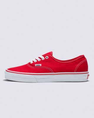 Vans Authentic Shoes (red) Unisex Red