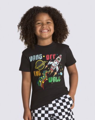 Vans Little Kids Dj Rocket Jam T-shirt(black)