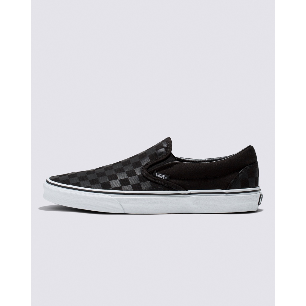 Vans  Classic Checkerboard Slip-On Black/Black Shoe