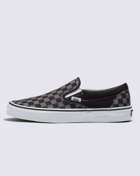 Vans Checkerboard Slip-On Shoe (Black/Pewter Check)