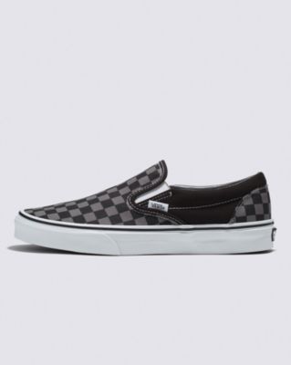 Classic Slip-On Checkerboard Shoe(Black/Pewter Check)