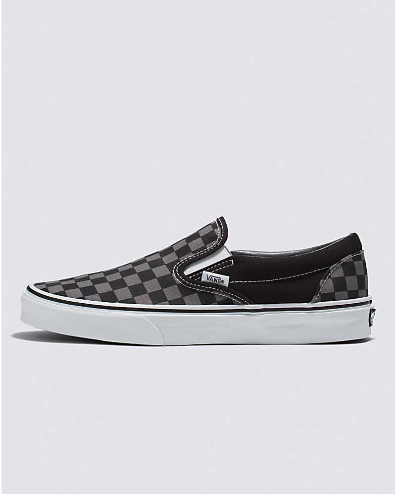 Vans | Classic Checkerboard Slip-On Black/Pewter Shoe