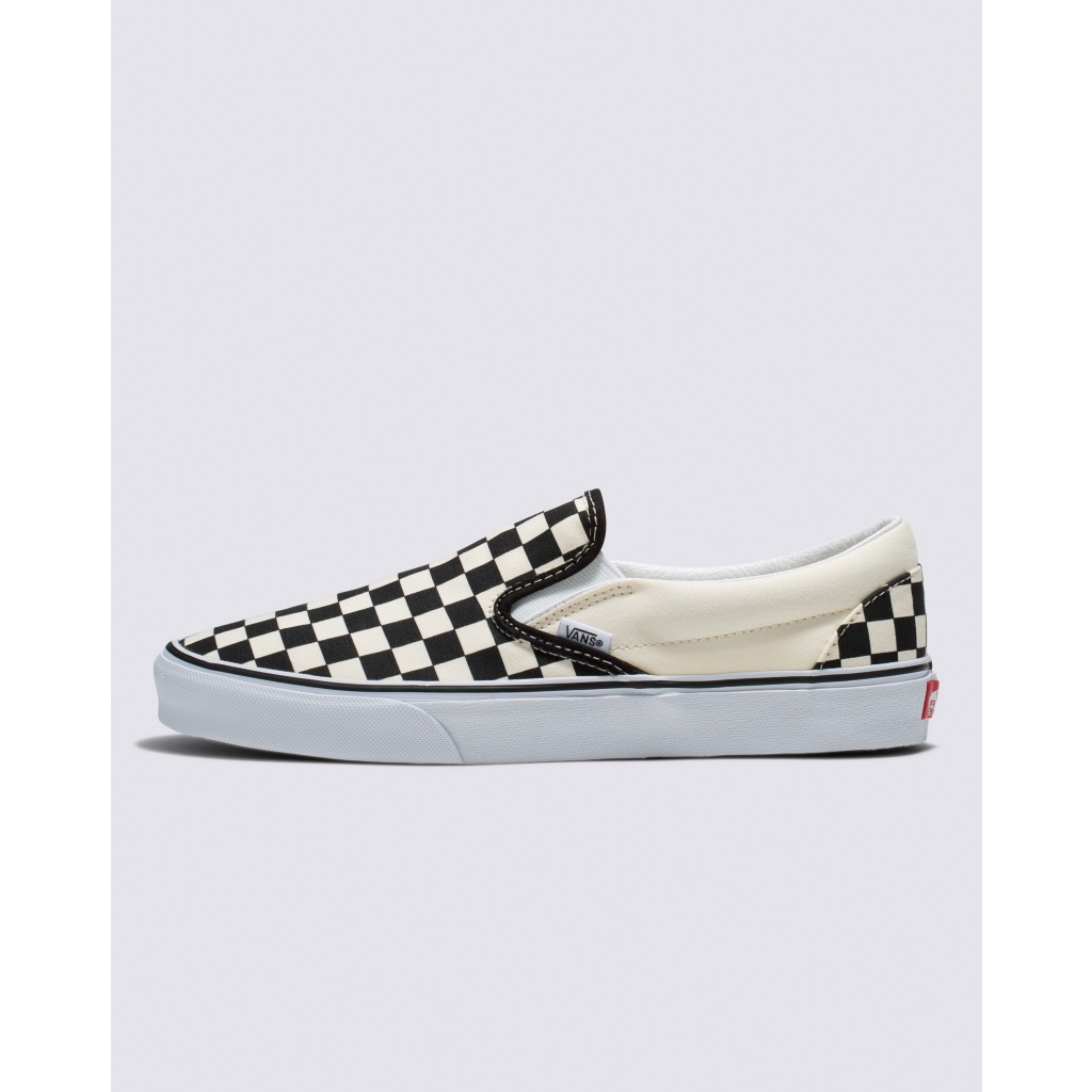 Komkommer Onweersbui draai Vans | Classic Checkerboard Slip-On Black/White Shoe