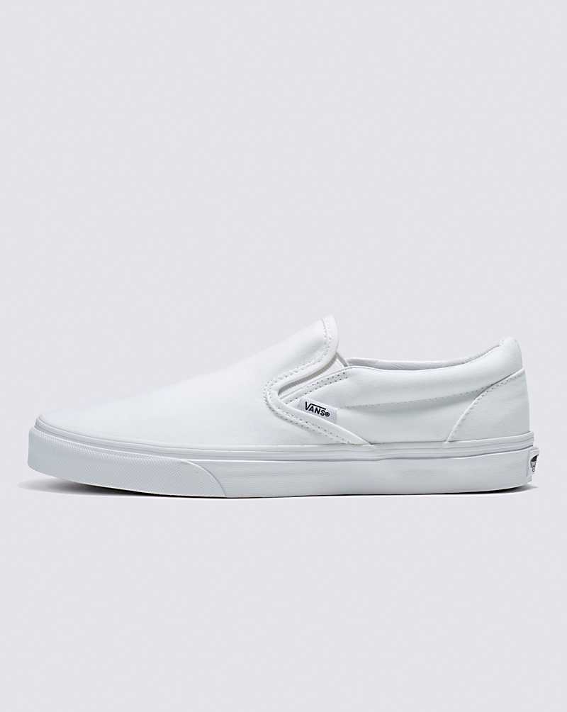 Corredor Buscar a tientas Asesor Vans | Classic Slip-On True White Classics Shoe