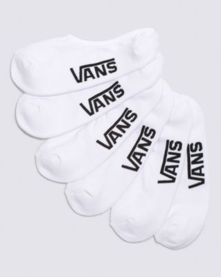 Vans Classic Super No Show 3-pack Sock(white)