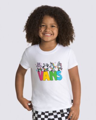 Vans Little Kids Disco Critters T-shirt(white)