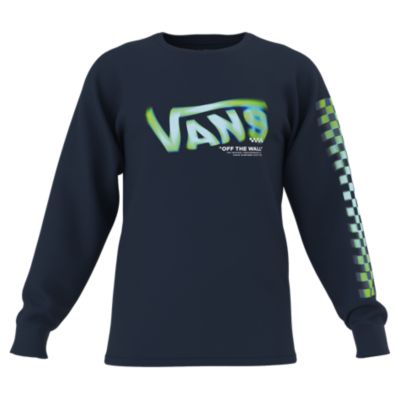 Vans Kids Headspin Long Sleeve T-shirt(dress Blues)