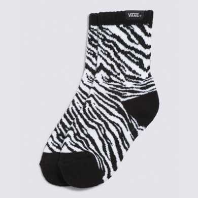 Toddler Zebra Daze Crew Sock Size 2-4
