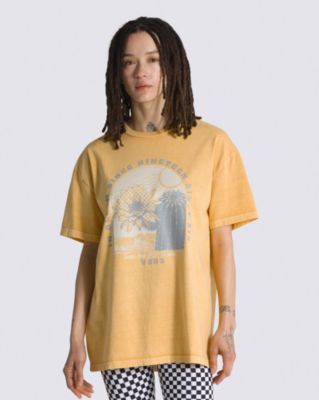High Road Oversized T-Shirt(Dusty Yellow)