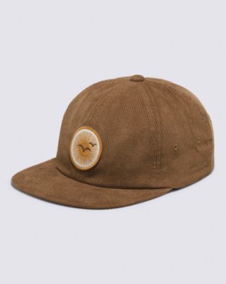 Vans Sun Burn Snapback Corduroy Jockey Hat(dashund)