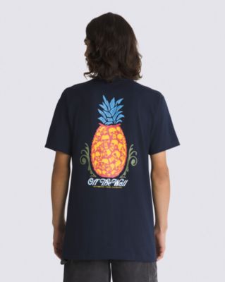 Vans Camiseta Pineapple Skull (navy) Hombre Azul