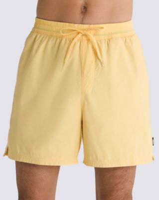 Vans Primary Solid Elastic Boardshorts (yarrow) Men Yellow, Size L