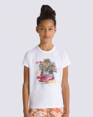 Vans Mädchen Daisy Shoe Mini-t-shirt (8-14 Jahre) (weiß) Girls Weiß