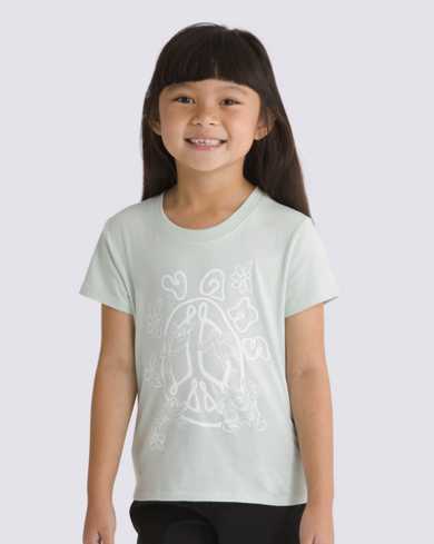Little Kids Frog Peace T-Shirt