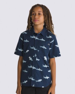 Vans Kids Shark T-shirt(dress Blues)