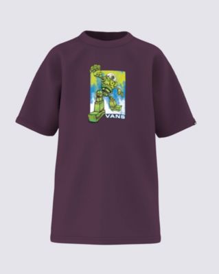 Vans Kinder Robot T-shirt (8-14 Jahre) (blackberry Wine) Boys Violett