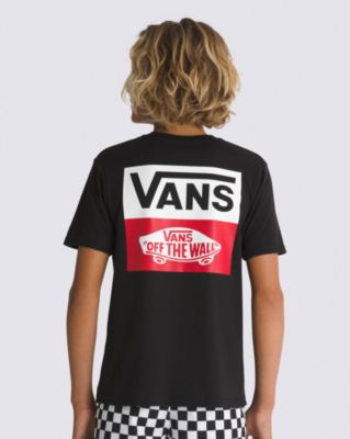 White/Black T-Shirt Kids Classic Vans |