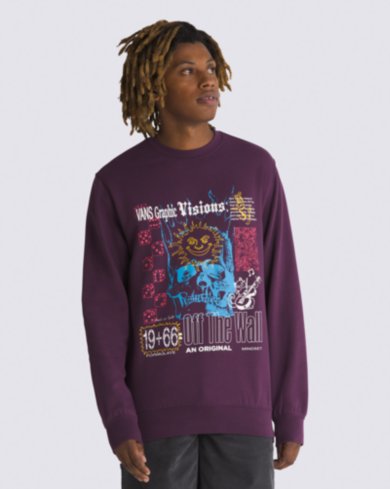 Vans scribble store crew sweatshirt