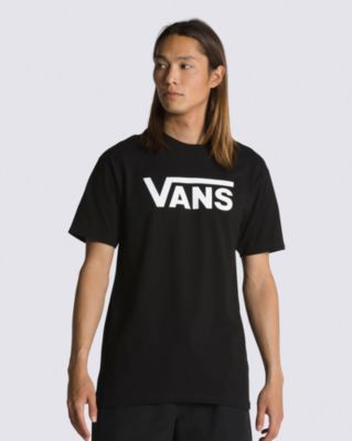 Vans Klasyczny T-shirt (black/white) Mezczyzni Czarny