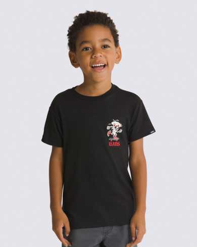 Little Kids Pizza Skull T-Shirt