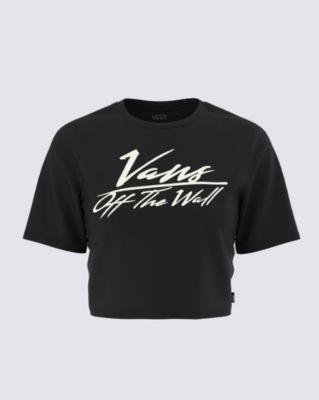 Vans T-shirt Go Anyplace Crew Crop (black) Kobiety Czarny