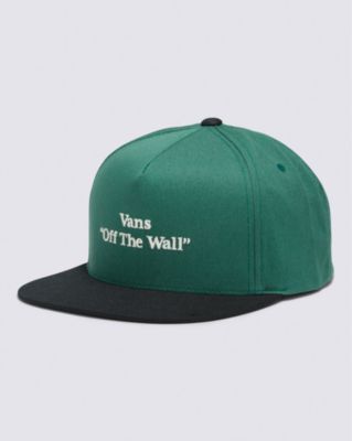Vans Quoted Snapback Hat (bistro Green) Unisex Green