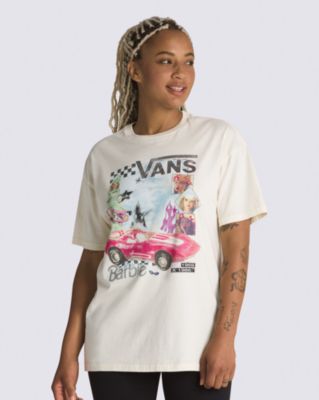 Vans X Barbie Lonestar Rider Oversized T-shirt(antique White)