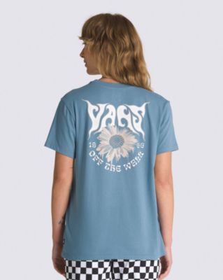 Hazey Daze Boyfriend T-Shirt(Bluestone)