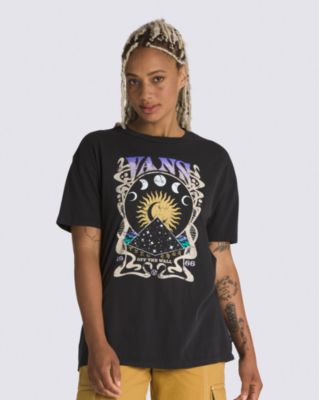 Moon Phase Oversized T-Shirt(Asphalt)