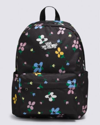 Vans Kids Old Skool Grom Backpack(black/lavender Mist)