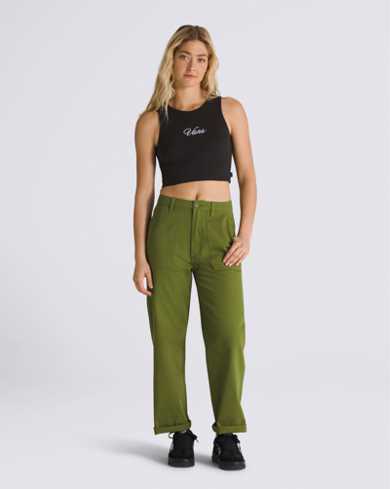 Small Staple Fitted Crop Tank