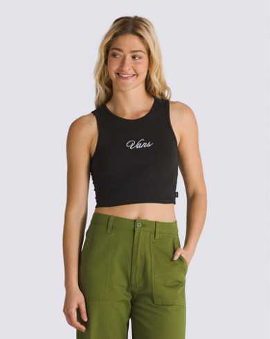 Small Staple Fitted Crop Tank