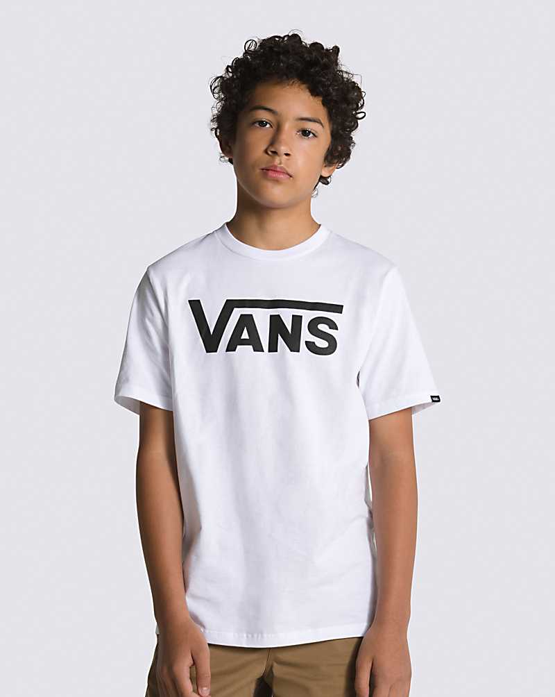 Vans Kids Classic T-Shirt (White/Black) Small