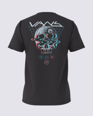 Warped Skull T-Shirt(Black)