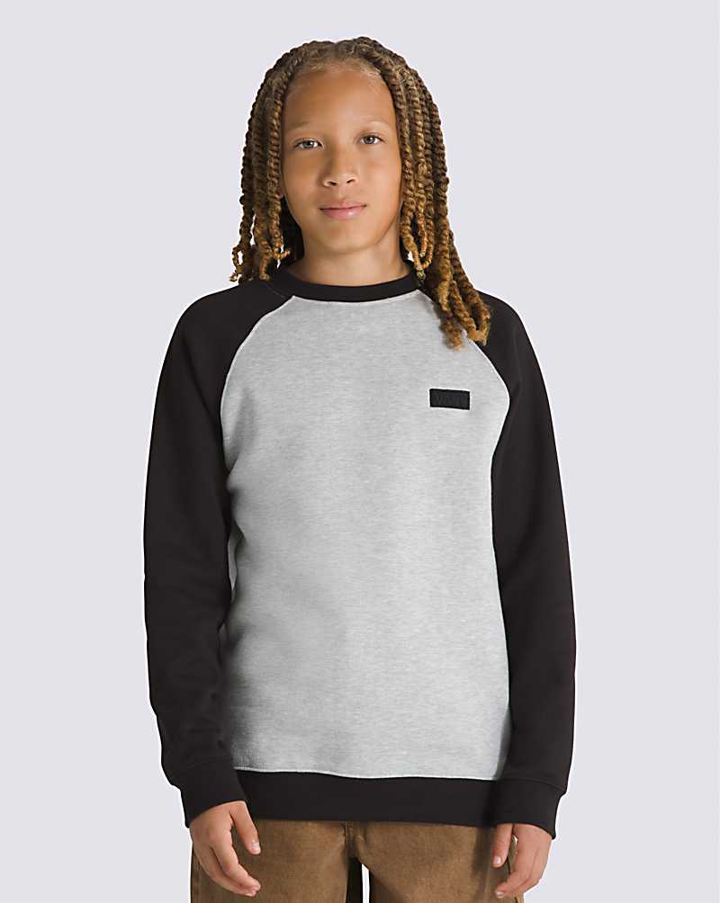 Kids Core Basic Raglan Crew Sweatshirt