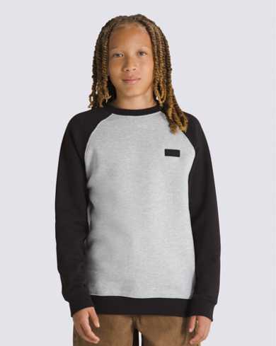 Kids Core Basic Raglan Crew Sweatshirt