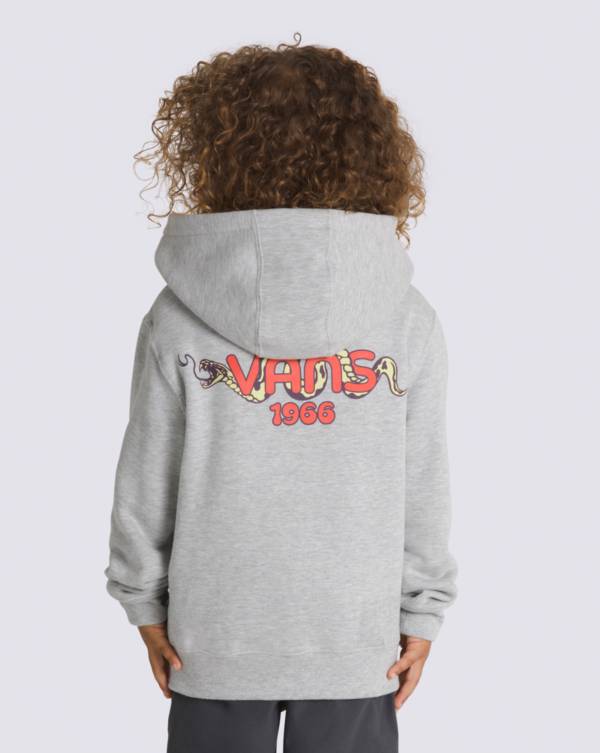 Little Kids Snake Full Zip Hoodie in grey.