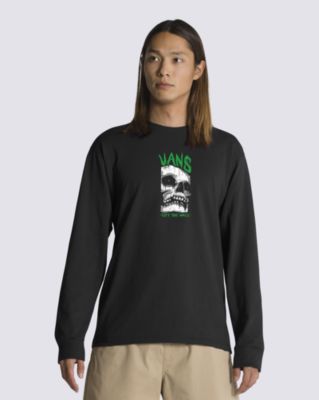 Vans Skull Long Sleeve T-shirt(black)