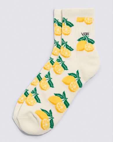Lemon Citrus Half Crew  Sock
