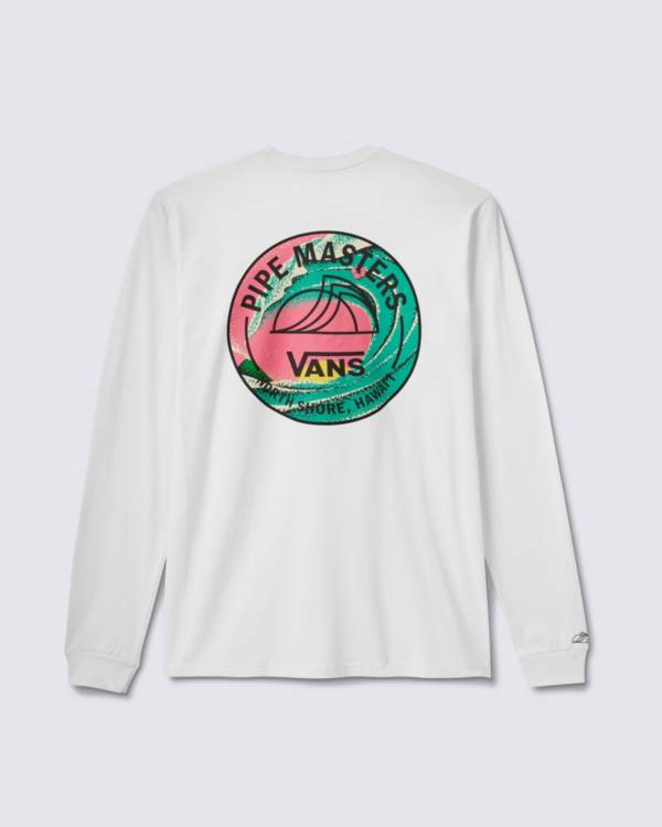 MTE Pipe Masters 2024 Poster Art Long Sleeve T-Shirt in white.